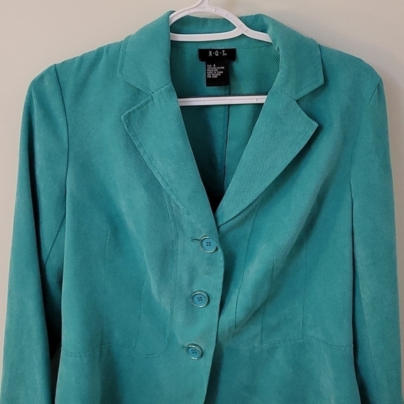 Vtg R.Q.T. 1970s Corduroy Preppy Blazer Jacket - Picture 2 of 6